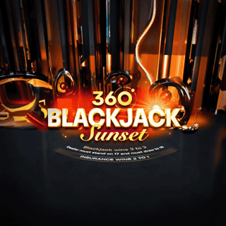 Blackjack 360 Sunset game screenshot